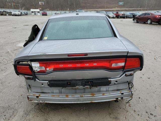 2C3CDXBG1EH339619 - 2014 DODGE CHARGER SE SILVER photo 6
