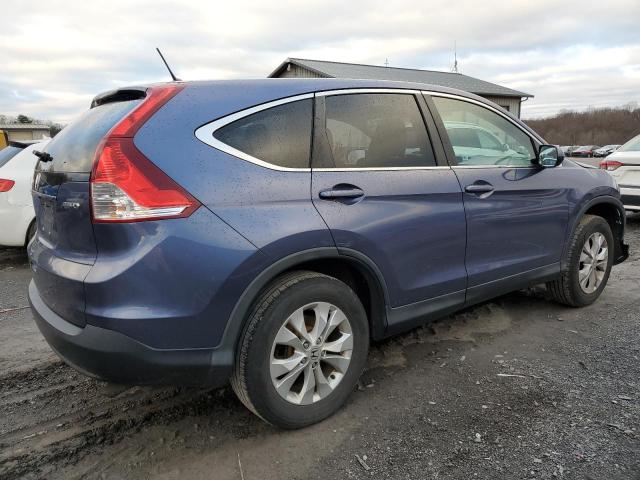 2HKRM4H57EH625007 - 2014 HONDA CR-V EX BLUE photo 3