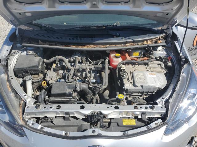 JTDKDTB32F1086789 - 2015 TOYOTA PRIUS C SILVER photo 11