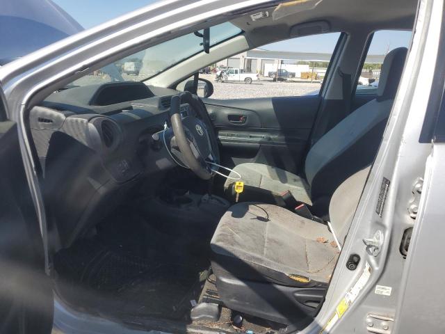 JTDKDTB32F1086789 - 2015 TOYOTA PRIUS C SILVER photo 7