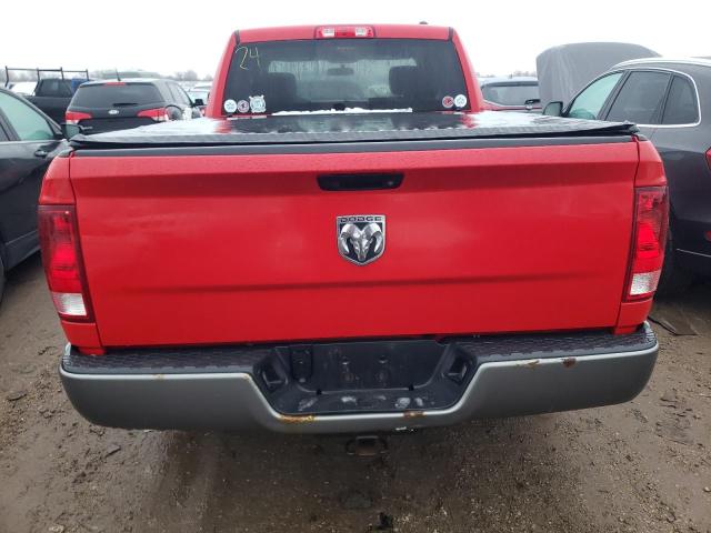 1D7RB1GK7AS109372 - 2010 DODGE RAM 1500 RED photo 6