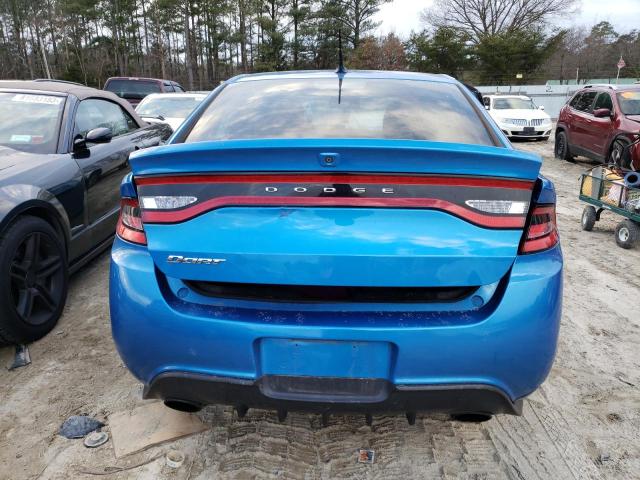 1C3CDFBB3FD242564 - 2015 DODGE DART SXT BLUE photo 6