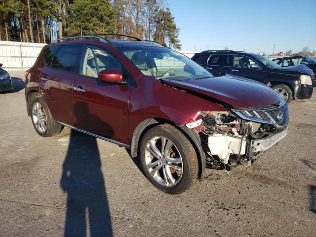 JN8AZ1MW7BW187465 - 2011 NISSAN MURANO S BURGUNDY photo 4