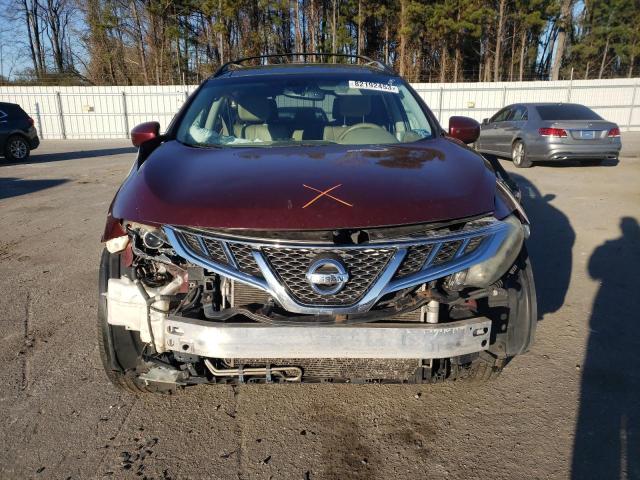 JN8AZ1MW7BW187465 - 2011 NISSAN MURANO S BURGUNDY photo 5