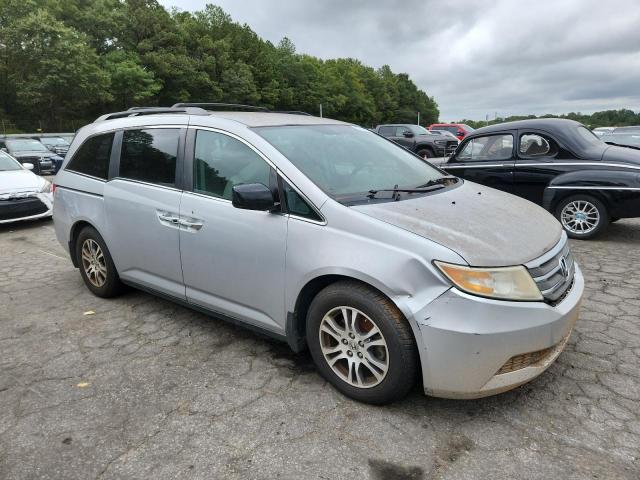 5FNRL5H40DB005175 - 2013 HONDA ODYSSEY EX SILVER photo 4