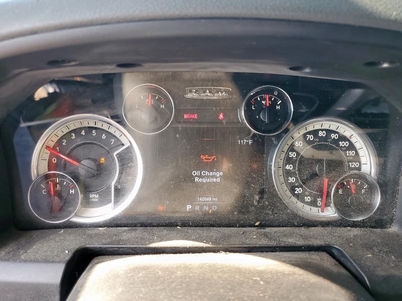 1C6RR6LT6HS543141 - 2017 RAM 1500 SLT GRAY photo 9