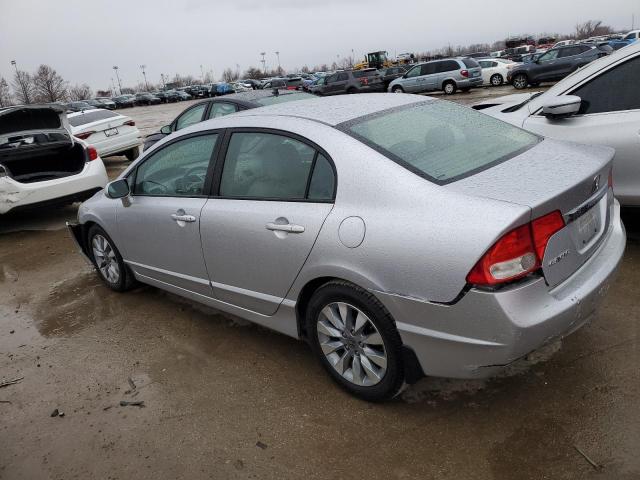 19XFA1F92AE011349 - 2010 HONDA CIVIC EXL ვერცხლისფერი ფოტო 2