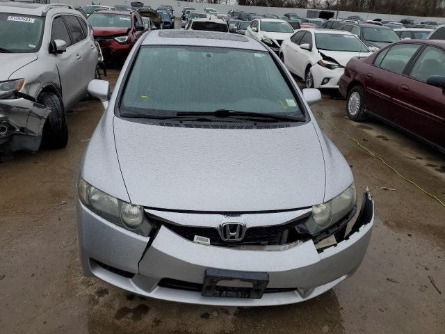 19XFA1F92AE011349 - 2010 HONDA CIVIC EXL ვერცხლისფერი ფოტო 5