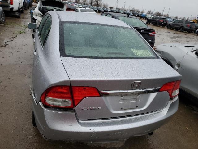 19XFA1F92AE011349 - 2010 HONDA CIVIC EXL ვერცხლისფერი ფოტო 6