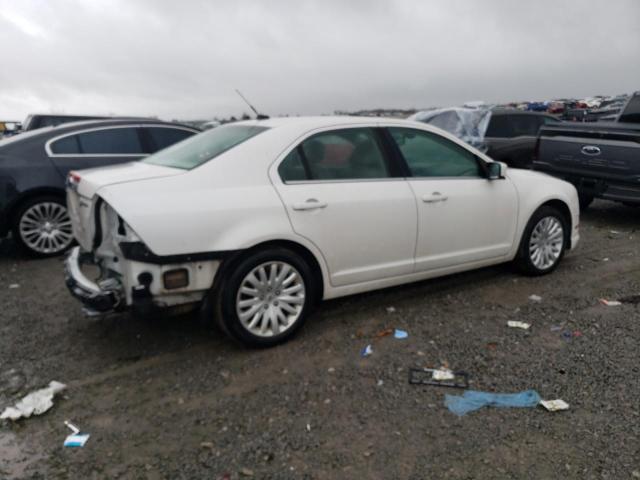 3FADP0L32BR183221 - 2011 FORD FUSION HYBRID WHITE photo 3