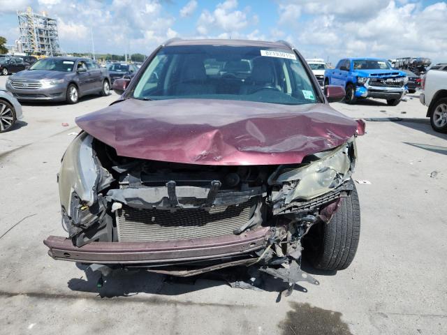 5J6RM4H72CL004942 - 2012 HONDA CR-V EXL BURGUNDY photo 5