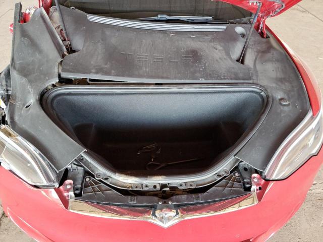 5YJSA1E20KF299774 - 2019 TESLA MODEL S RED photo 11