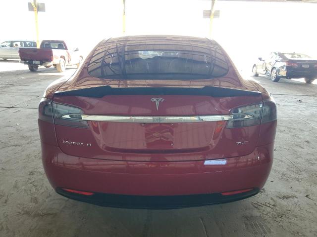 5YJSA1E20KF299774 - 2019 TESLA MODEL S RED photo 6