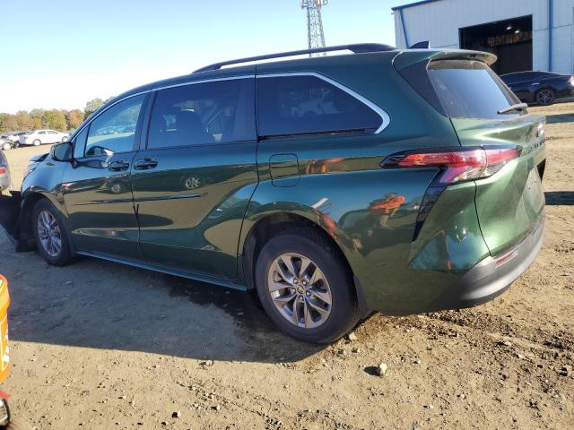 5TDBRKEC6MS030233 - 2021 TOYOTA SIENNA LE 绿色 照片 2