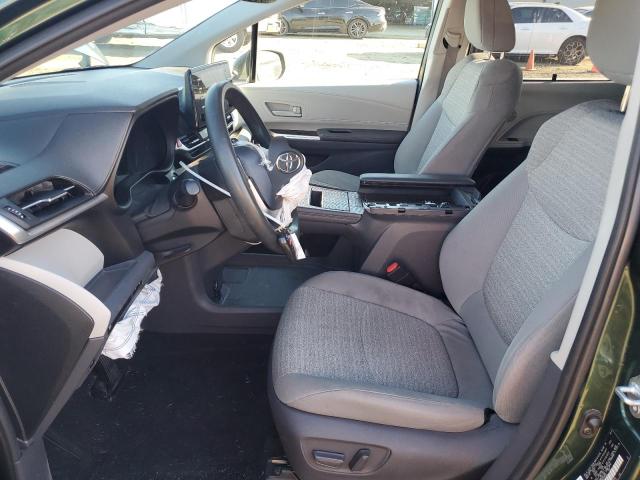 5TDBRKEC6MS030233 - 2021 TOYOTA SIENNA LE 绿色 照片 7