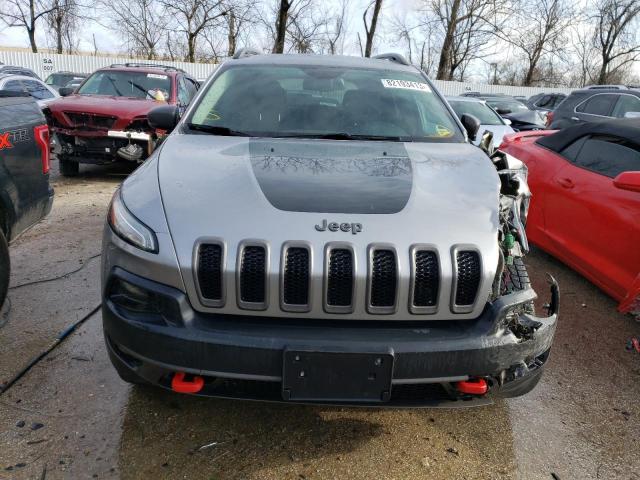 1C4PJMBS1GW166536 - 2016 JEEP CHEROKEE TRAILHAWK ვერცხლისფერი ფოტო 5