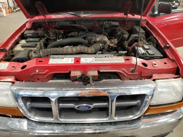 1FTYR11V6XPA37077 - 1999 FORD RANGER RED photo 11