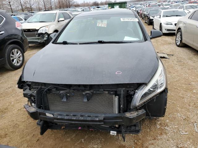 5NPE24AF8FH196095 - 2015 HYUNDAI SONATA SE BLACK photo 5