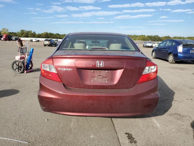 19XFB2F50CE362358 - 2012 HONDA CIVIC LX RED photo 6