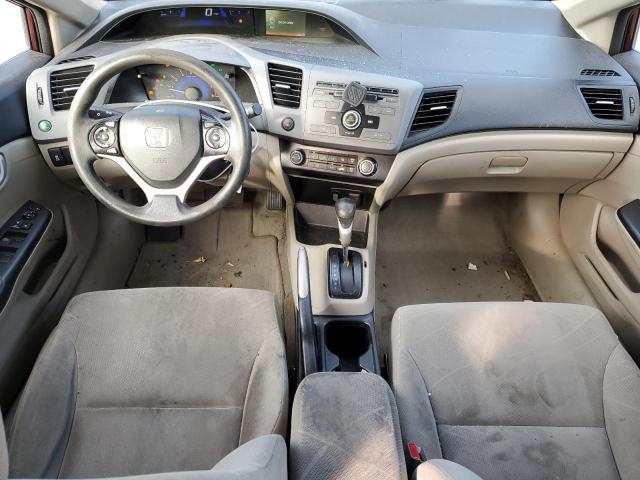 19XFB2F50CE362358 - 2012 HONDA CIVIC LX RED photo 8