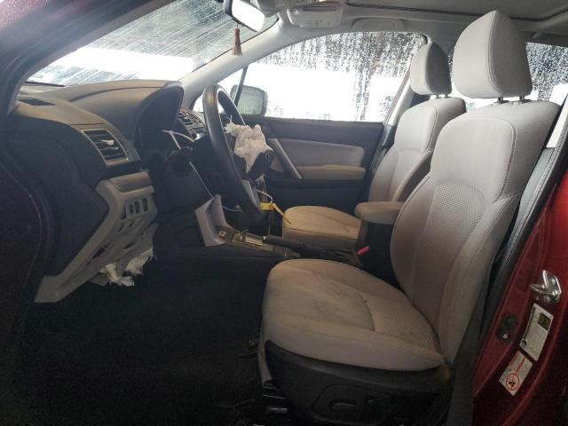 JF2SJAGC3JH459281 - 2018 SUBARU FORESTER 2.5I PREMIUM 勃艮第红 照片 7