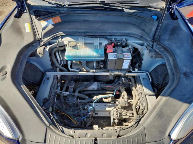5YJSA1E27FF120006 - 2015 TESLA MODEL S BLUE photo 11
