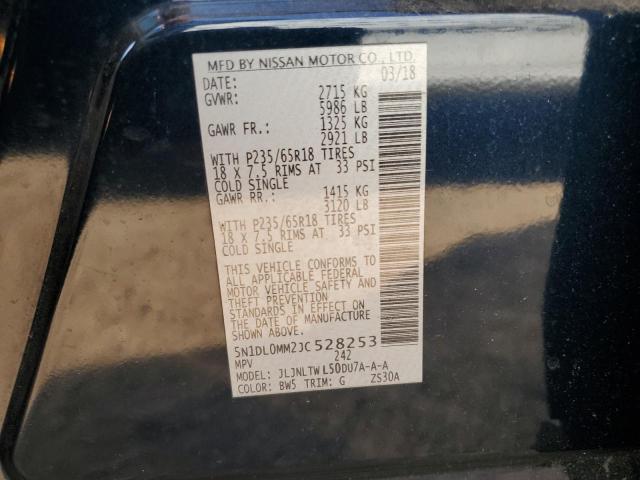 5N1DL0MM2JC528253 - 2018 INFINITI QX60 Qara foto 12