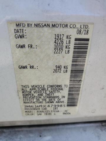 1N4AL3AP9JC479985 - 2018 NISSAN ALTIMA 2.5 Ağ foto 13