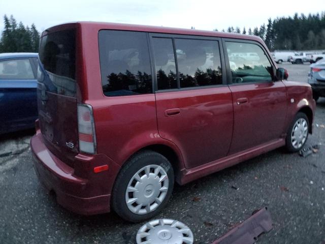 JTLKT334564115697 - 2006 TOYOTA SCION XB RED photo 3