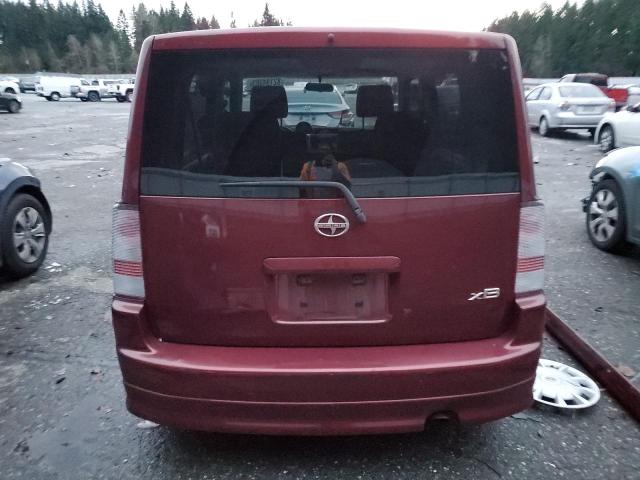 JTLKT334564115697 - 2006 TOYOTA SCION XB RED photo 6