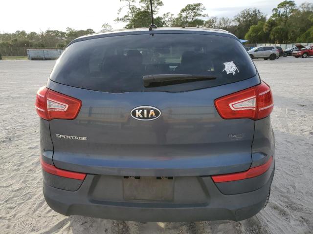 KNDPB3A27C7311866 - 2012 KIA SPORTAGE BASE BLUE photo 6