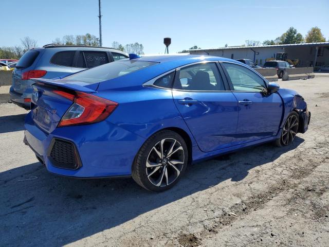 2HGFC1E56JH702205 - 2018 HONDA CIVIC SI BLUE photo 3