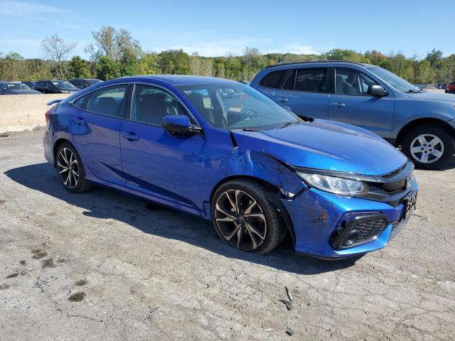 2HGFC1E56JH702205 - 2018 HONDA CIVIC SI BLUE photo 4