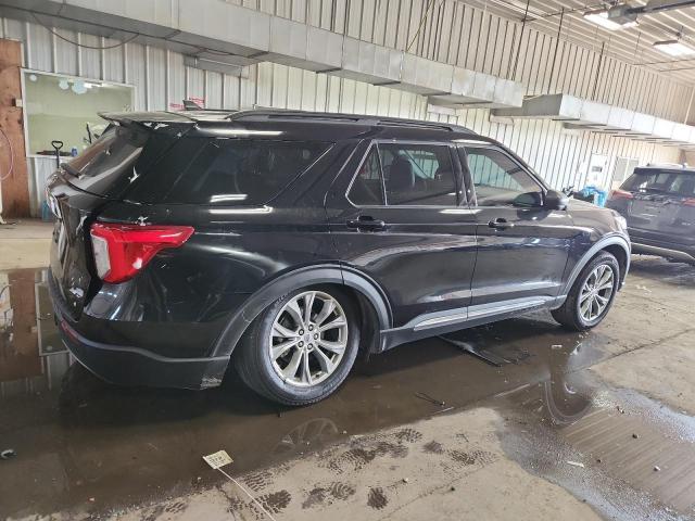 1FMSK8DH9MGC41937 - 2021 FORD EXPLORER XLT BLACK photo 3