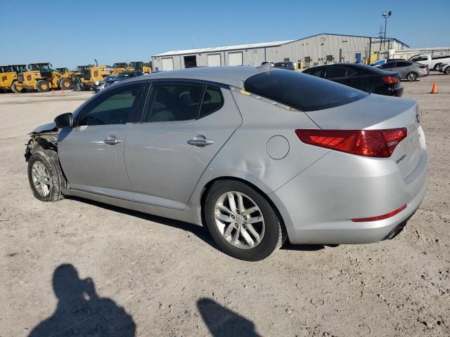 KNAGM4A72D5387033 - 2013 KIA OPTIMA LX SILVER photo 2