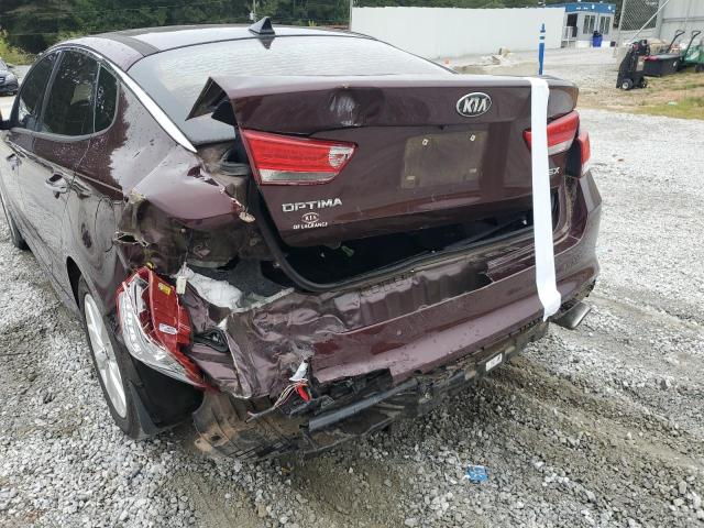 5XXGU4L34JG196427 - 2018 KIA OPTIMA EX ბურგუნდია ფოტო 9