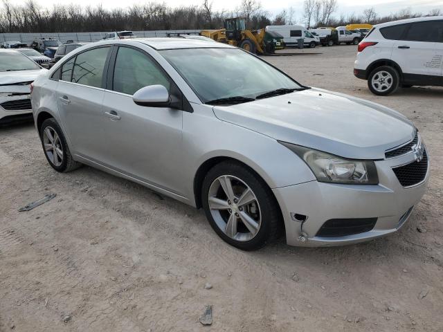 1G1PE5SB3E7114965 - 2014 CHEVROLET CRUZE LT SILVER photo 4