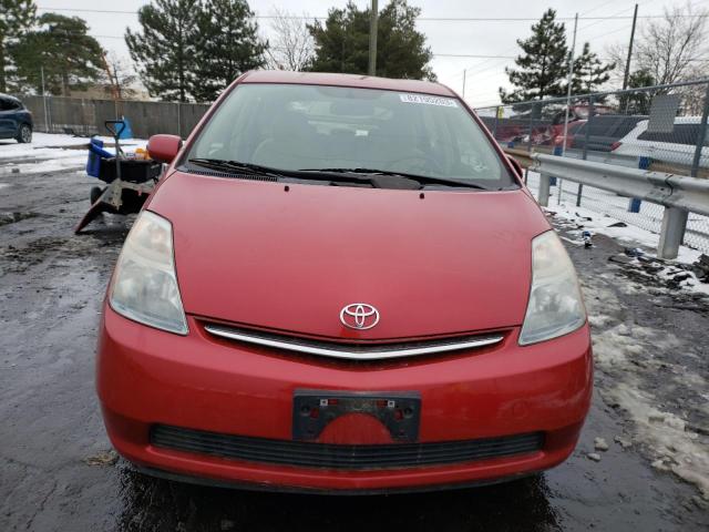 JTDKB20U587812883 - 2008 TOYOTA PRIUS RED photo 5