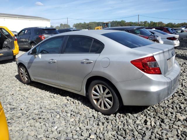 19XFB2F87CE343803 - 2012 HONDA CIVIC EX SILVER photo 2