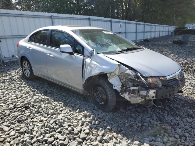 19XFB2F87CE343803 - 2012 HONDA CIVIC EX SILVER photo 4