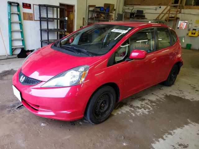 JHMGE8G34DC062714 - 2013 HONDA FIT RED photo 1