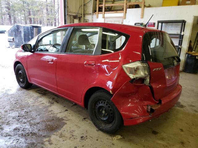 JHMGE8G34DC062714 - 2013 HONDA FIT RED photo 2