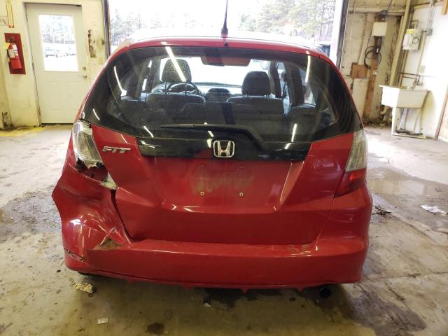 JHMGE8G34DC062714 - 2013 HONDA FIT RED photo 6
