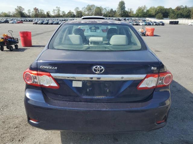 2T1BU4EEXBC692270 - 2011 TOYOTA COROLLA BASE BLUE photo 6