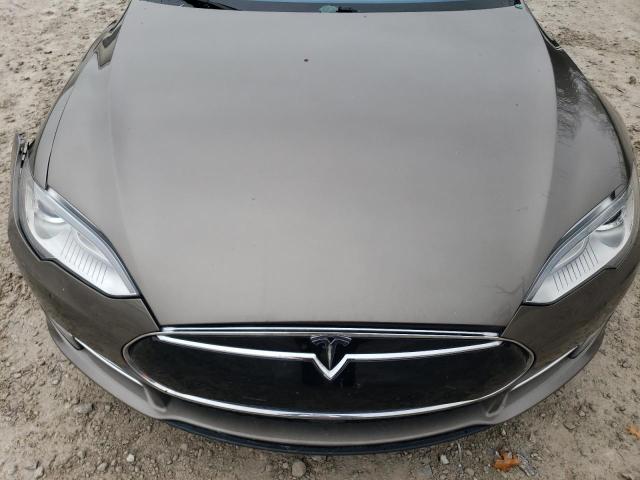 5YJSA1E25FF109490 - 2015 TESLA MODEL S 棕色 照片 11
