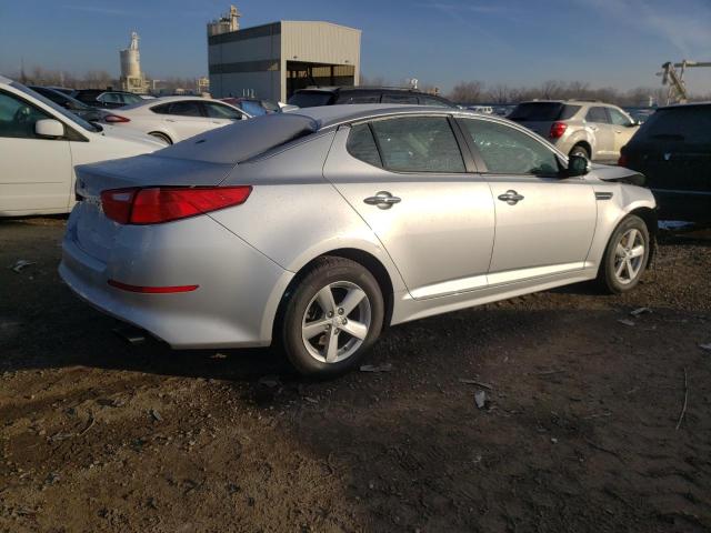 5XXGM4A72FG405189 - 2015 KIA OPTIMA LX SILVER photo 3