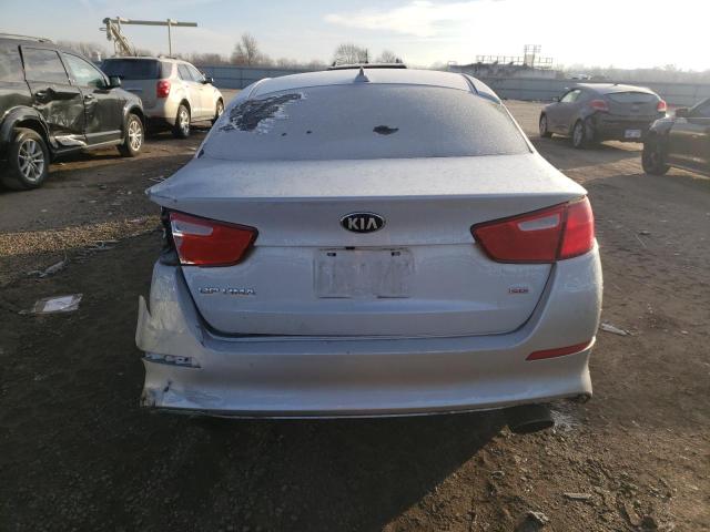 5XXGM4A72FG405189 - 2015 KIA OPTIMA LX SILVER photo 6