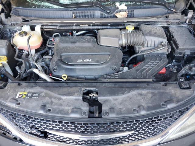 2C4RC1BG5HR743656 - 2017 CHRYSLER PACIFICA TOURING L BLACK photo 12