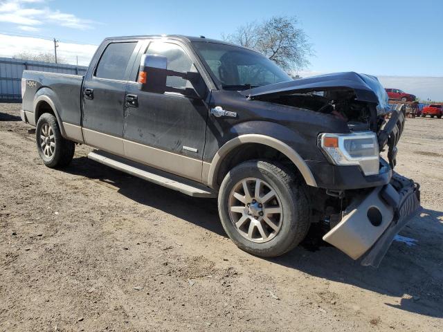 1FTFW1ET5DKG09371 - 2013 FORD F150 SUPERCREW BLACK photo 4