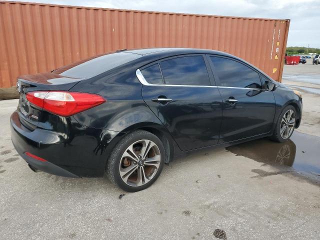 KNAFX4A84F5283707 - 2015 KIA FORTE EX BLACK photo 3